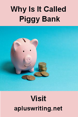 Pink piggy bank with coins around it