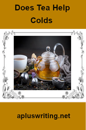 A glass teapot with tea