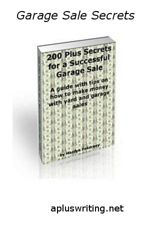 Make money with garage sales book cover.