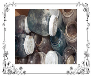 Old canning jars