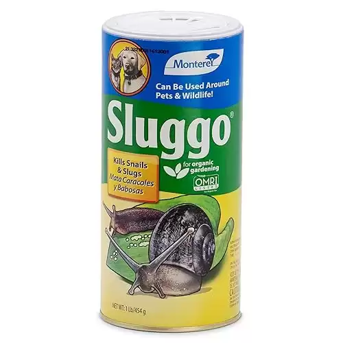 Monterey (LG6515) - Sluggo, Wildlife and Pet Safe Slug and Snail Bait and Killer for Garden or Lawn (1 lb.)